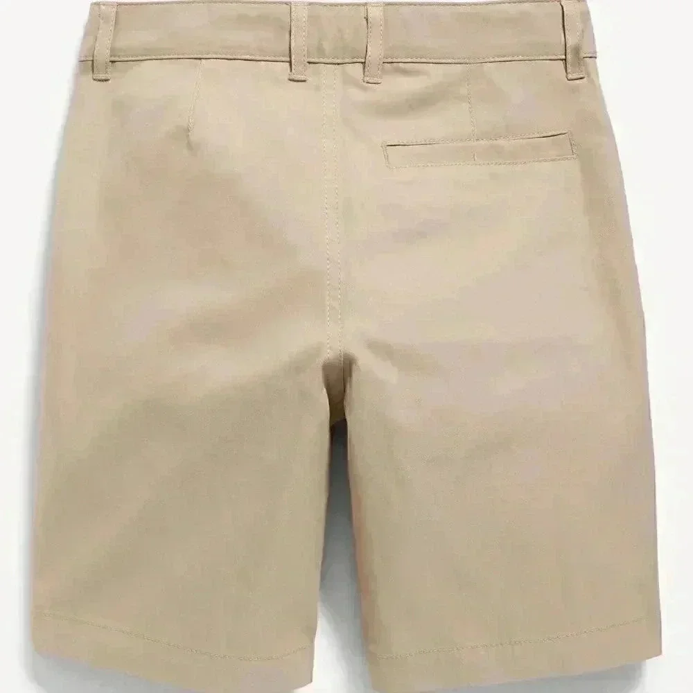 Straight Built-In Flex Tech Twill Uniform Shorts for Boys